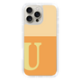 Slim Protection Case［ オリジナル - initial two tone - U orange ］