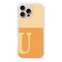 Slim Protection Case［ オリジナル - initial two tone - U orange ］