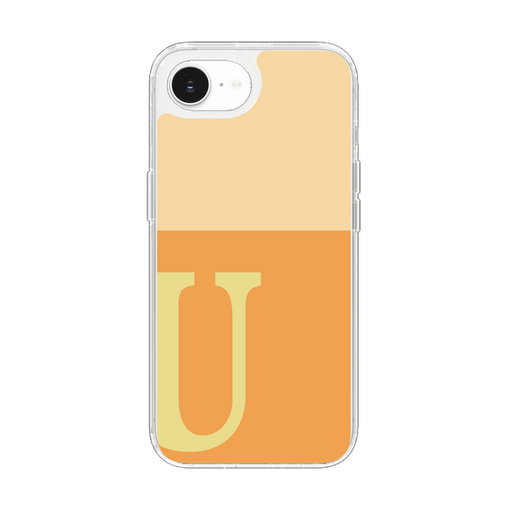 Slim Protection Case［ Original - initial two tone - U orange ］