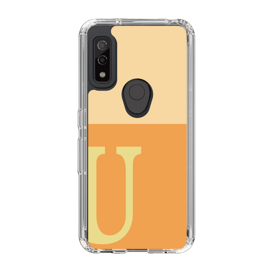 Slim Protection Case［ Original - initial two tone - U orange ］