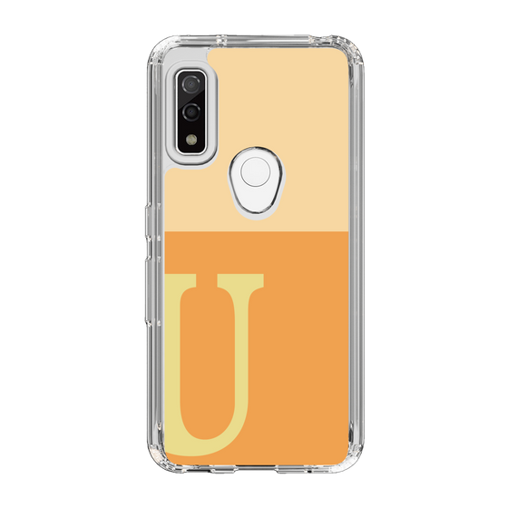 Slim Protection Case［ Original - initial two tone - U orange ］