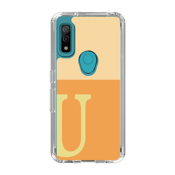 Slim Protection Case［ Original - initial two tone - U orange ］