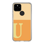 Slim Protection Case［ Original - initial two tone - U orange ］