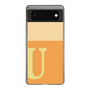 Slim Protection Case［ Original - initial two tone - U orange ］