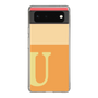 Slim Protection Case［ Original - initial two tone - U orange ］