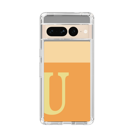 Slim Protection Case［ Original - initial two tone - U orange ］