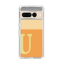 Slim Protection Case［ Original - initial two tone - U orange ］