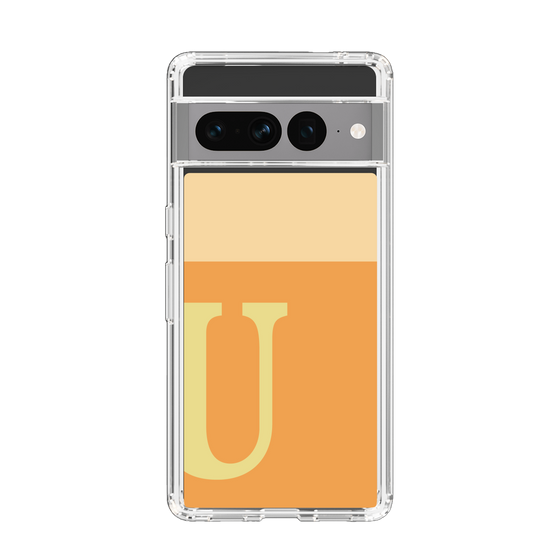 Slim Protection Case［ Original - initial two tone - U orange ］