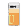 Slim Protection Case［ Original - initial two tone - U orange ］