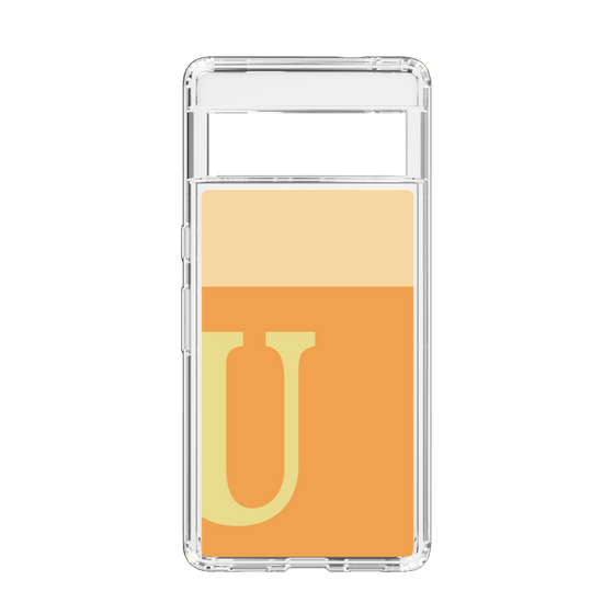 Slim Protection Case［ Original - initial two tone - U orange ］