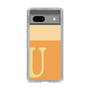 Slim Protection Case［ Original - initial two tone - U orange ］