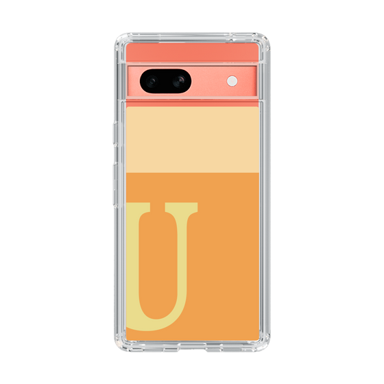 Slim Protection Case［ Original - initial two tone - U orange ］