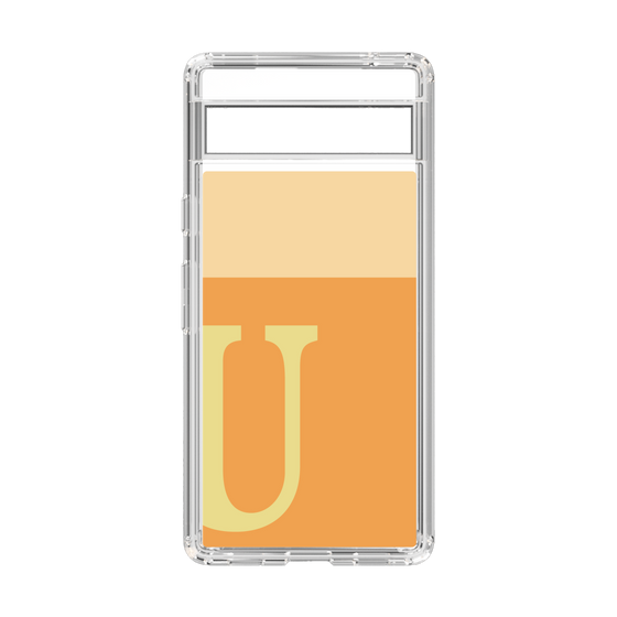 Slim Protection Case［ Original - initial two tone - U orange ］