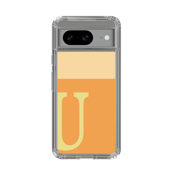 Slim Protection Case［ Original - initial two tone - U orange ］
