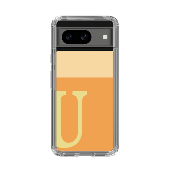 Slim Protection Case［ Original - initial two tone - U orange ］