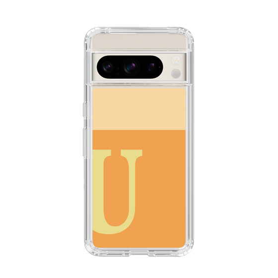 Slim Protection Case［ Original - initial two tone - U orange ］