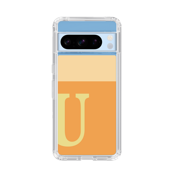 Slim Protection Case［ Original - initial two tone - U orange ］