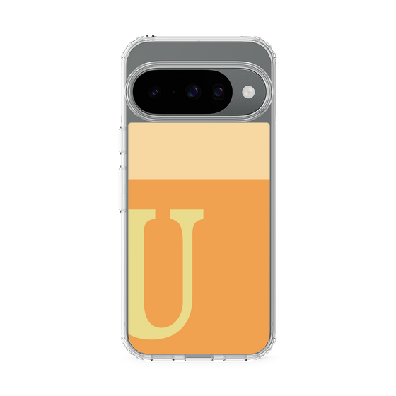 Slim Protection Case［ Original - initial two tone - U orange ］