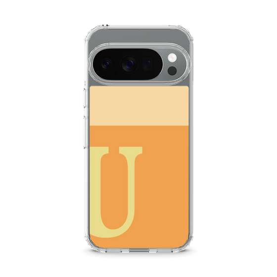 Slim Protection Case［ Original - initial two tone - U orange ］