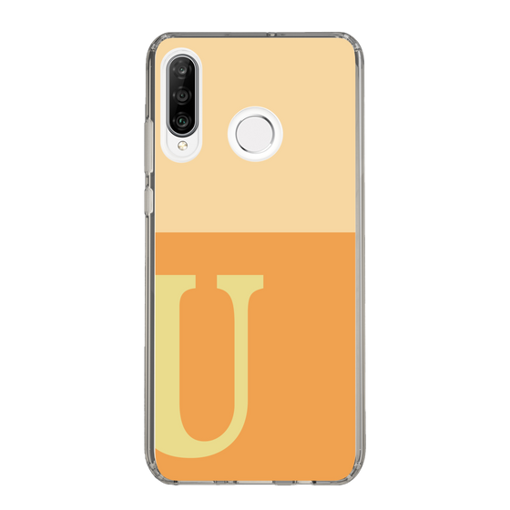Slim Protection Case［ Original - initial two tone - U orange ］