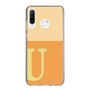 Slim Protection Case［ Original - initial two tone - U orange ］