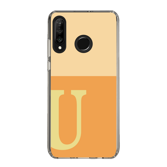 Slim Protection Case［ Original - initial two tone - U orange ］