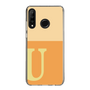 Slim Protection Case［ Original - initial two tone - U orange ］