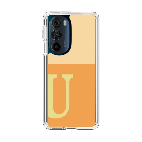 Slim Protection Case［ Original - initial two tone - U orange ］
