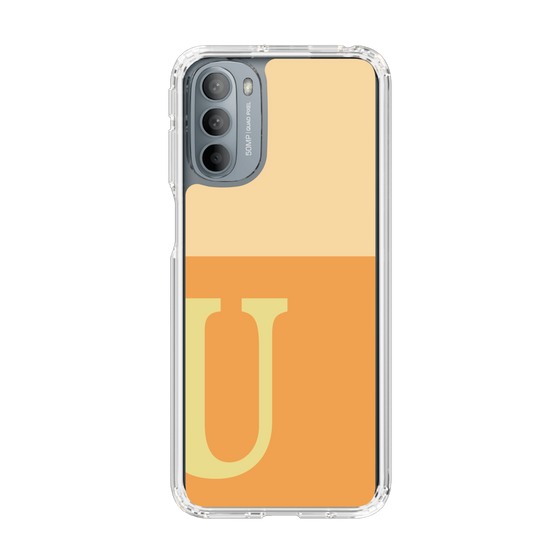 Slim Protection Case［ Original - initial two tone - U orange ］