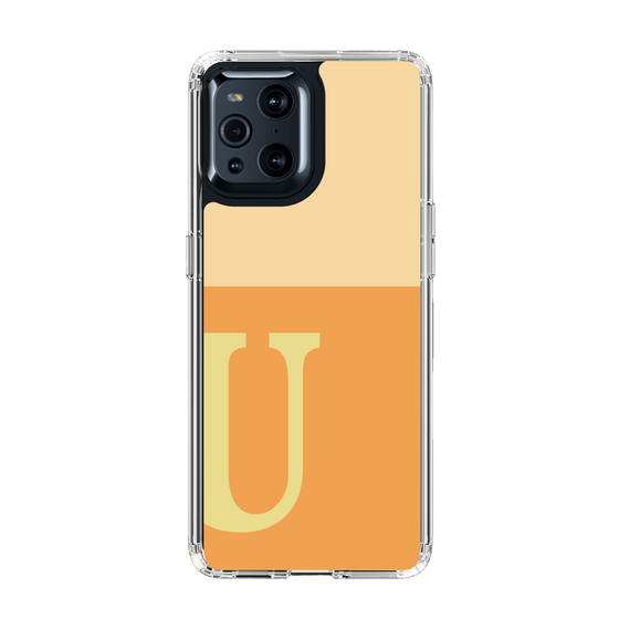 Slim Protection Case［ Original - initial two tone - U orange ］