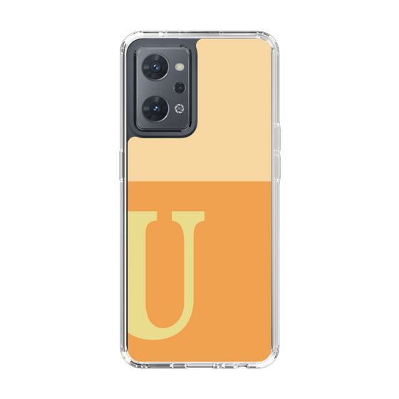 Slim Protection Case［ Original - initial two tone - U orange ］