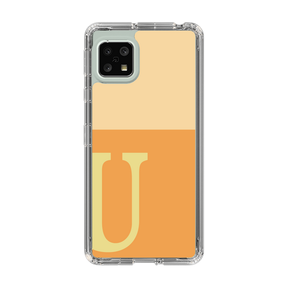 Slim Protection Case［ Original - initial two tone - U orange ］