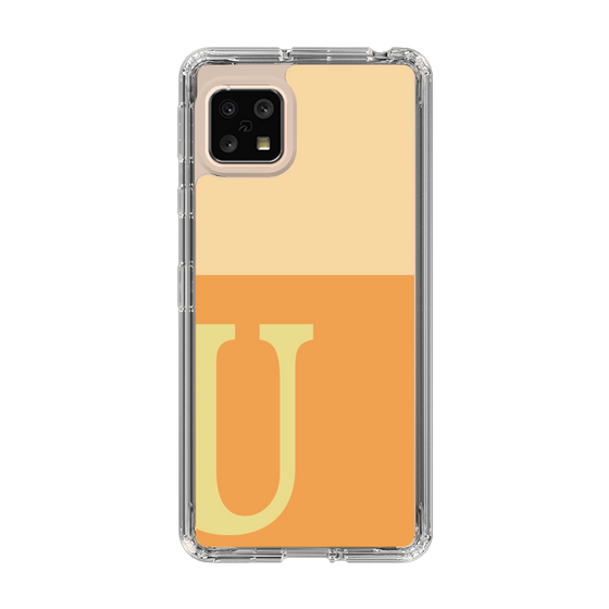 Slim Protection Case［ Original - initial two tone - U orange ］