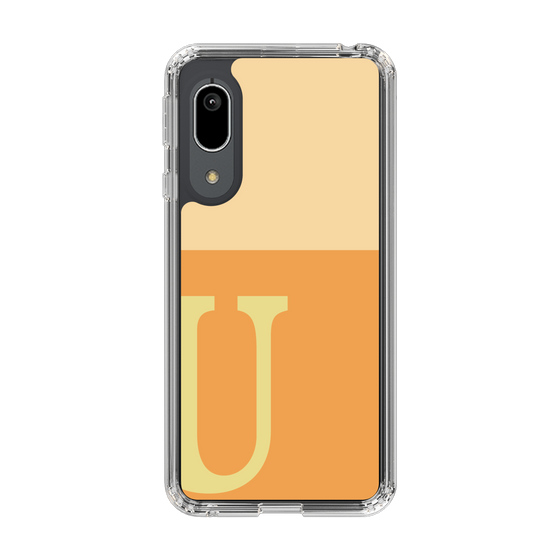 Slim Protection Case［ Original - initial two tone - U orange ］