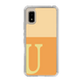 Slim Protection Case［ Original - initial two tone - U orange ］