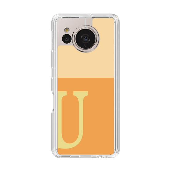 Slim Protection Case［ Original - initial two tone - U orange ］