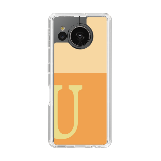 Slim Protection Case［ Original - initial two tone - U orange ］