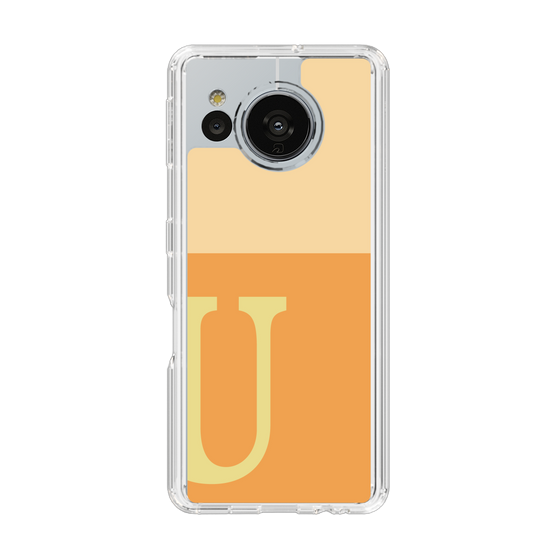 Slim Protection Case［ Original - initial two tone - U orange ］
