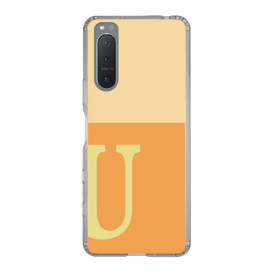 Slim Protection Case［ Original - initial two tone - U orange ］