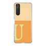 Slim Protection Case［ Original - initial two tone - U orange ］