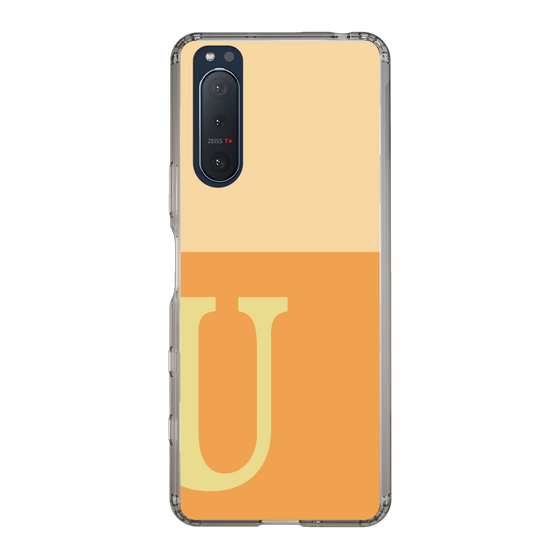 Slim Protection Case［ Original - initial two tone - U orange ］