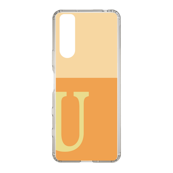 Slim Protection Case［ Original - initial two tone - U orange ］
