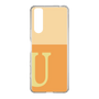 Slim Protection Case［ Original - initial two tone - U orange ］
