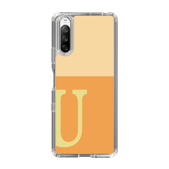 Slim Protection Case［ Original - initial two tone - U orange ］