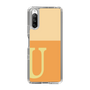 Slim Protection Case［ Original - initial two tone - U orange ］