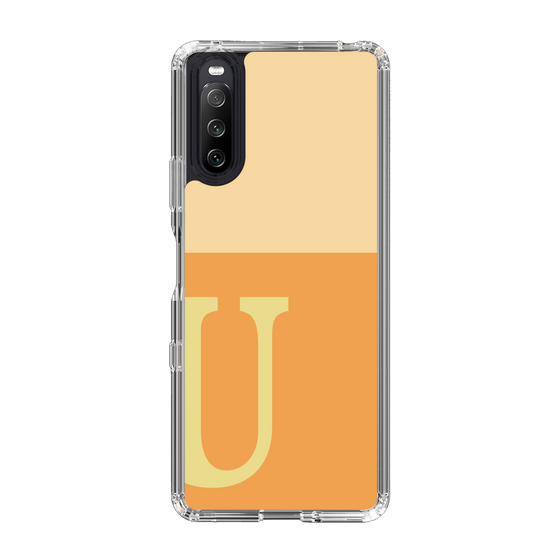 Slim Protection Case［ Original - initial two tone - U orange ］