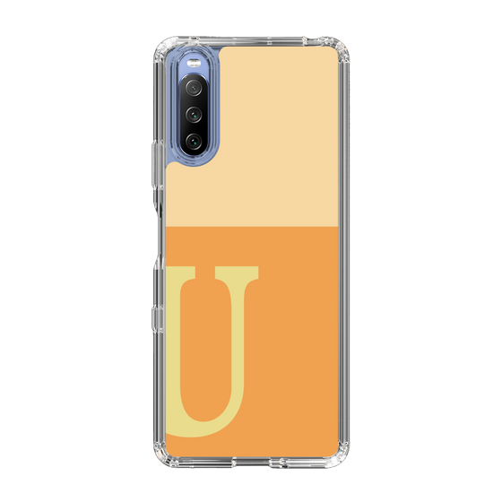 Slim Protection Case［ Original - initial two tone - U orange ］