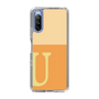 Slim Protection Case［ Original - initial two tone - U orange ］