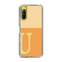 Slim Protection Case［ Original - initial two tone - U orange ］