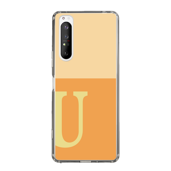 Slim Protection Case［ Original - initial two tone - U orange ］
